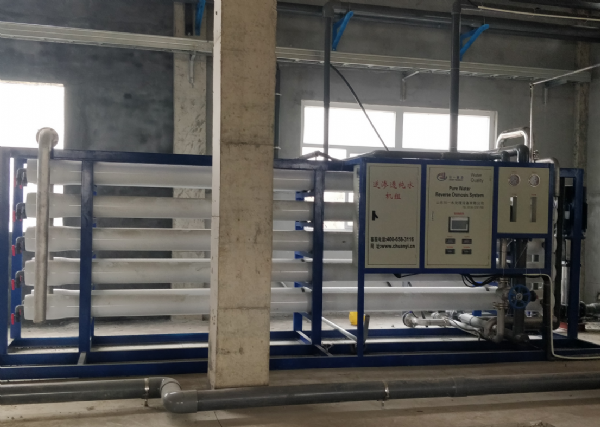 河北沧州50T反渗透设备安装调试完成