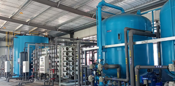 临沂80T反渗透设备安装调试完成