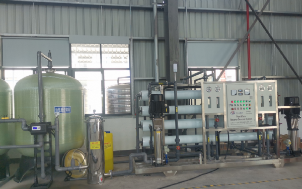 宁波大浦10T双级反渗透设备安装调试