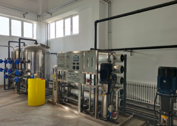 山东鲁粮集团10T单+40T软化设备安装完成