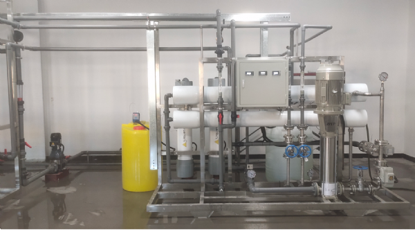 山西银海50m³D中水回用设备安装调试完成