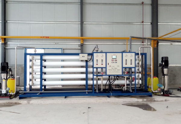 枣庄20T双级反渗透安装调试已完成