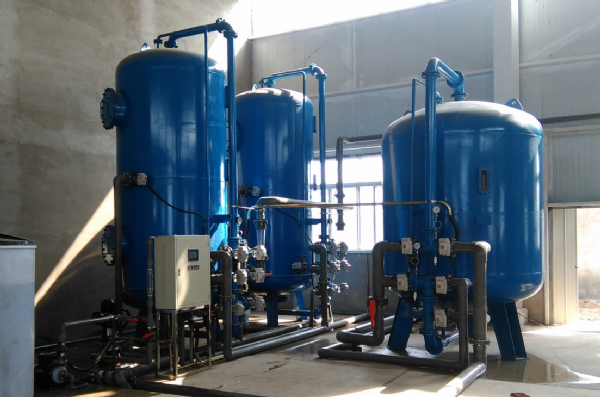 河北唐山50T过滤+软化设备安装调试