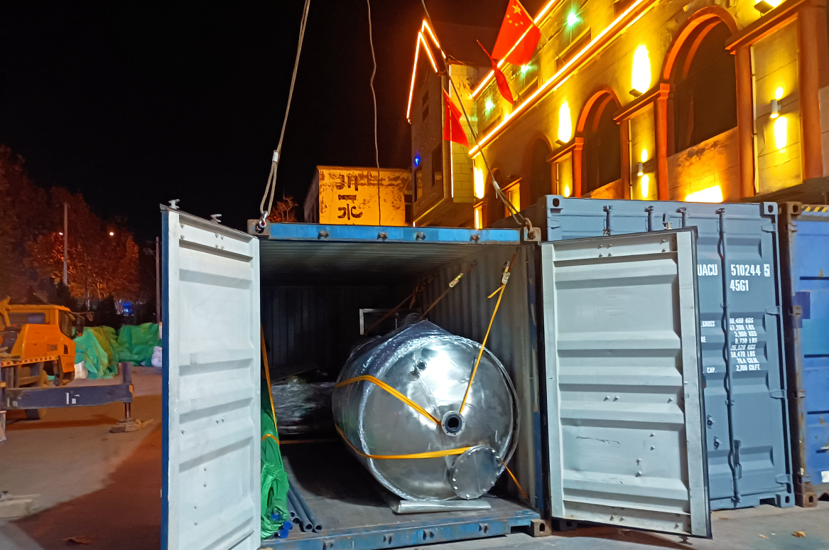 【川一股份】10T/H反渗透设备装柜发往墨西哥